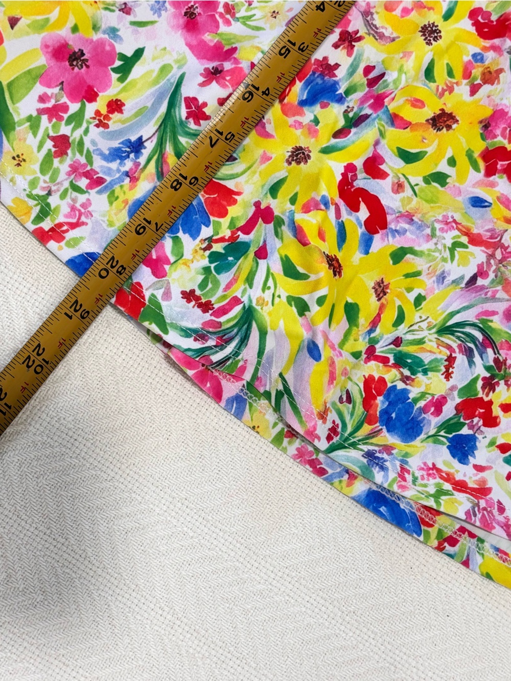 ☀️Floral Print Swim Tankini with Adjustable Straps - Multi - Picture 5 of 9
